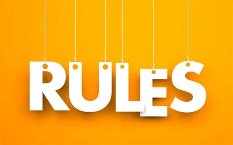The rules.